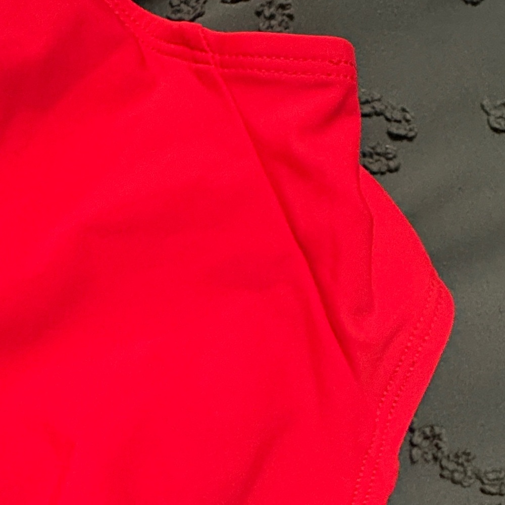Lime Ricki Bright Red High-Waist Bikini Bottoms - Picture 4 of 4